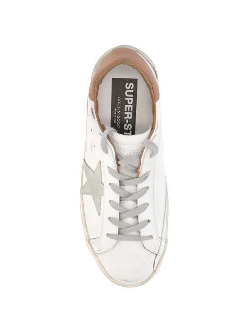 Sneakers basse Super-Star bianche/ghiaccio/marrone Golden Goose | GWF00102F00218210803